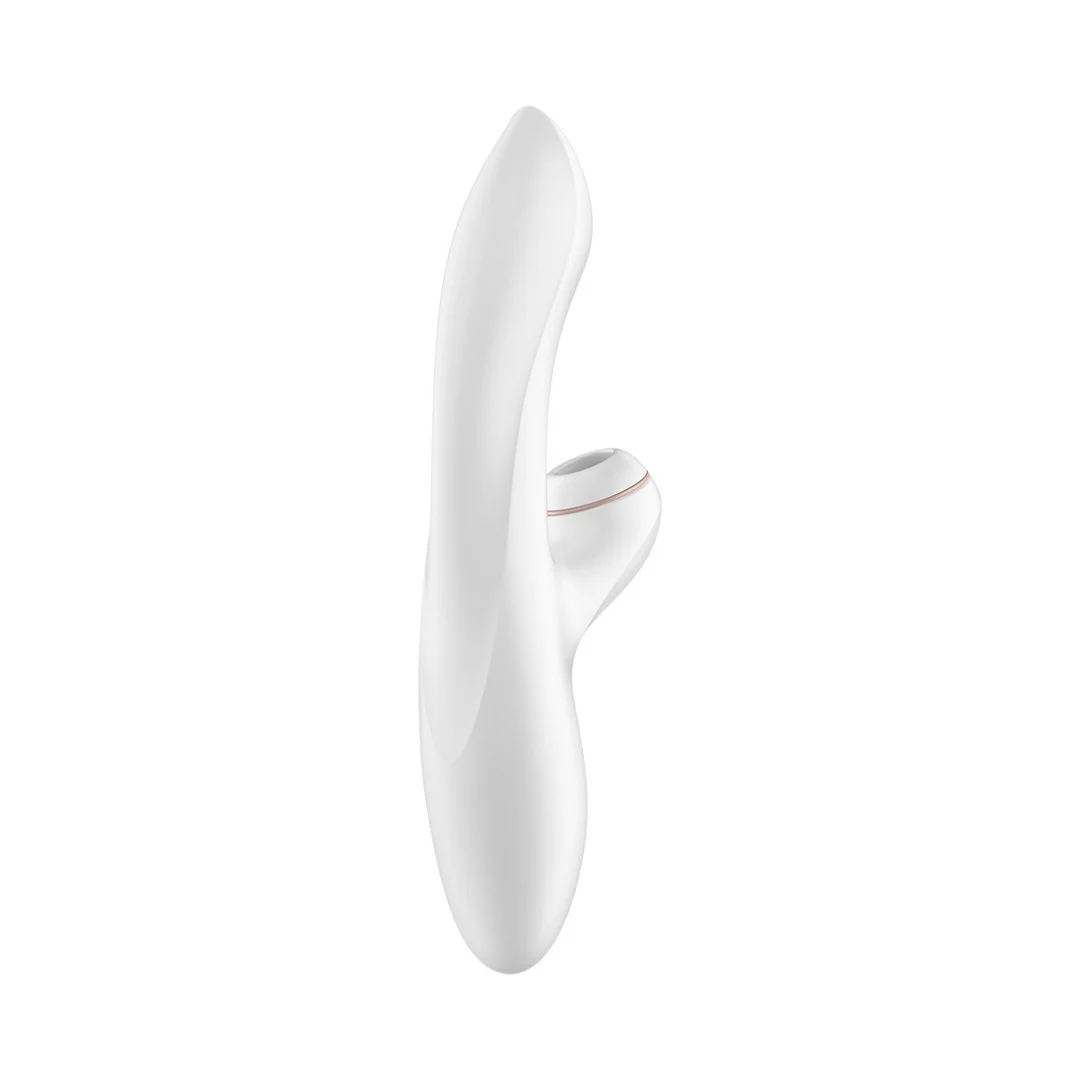 Vibromasseur point G Satisfyer avec 11 modes d’ondes de pression – Blanc et or rose – Image 3
