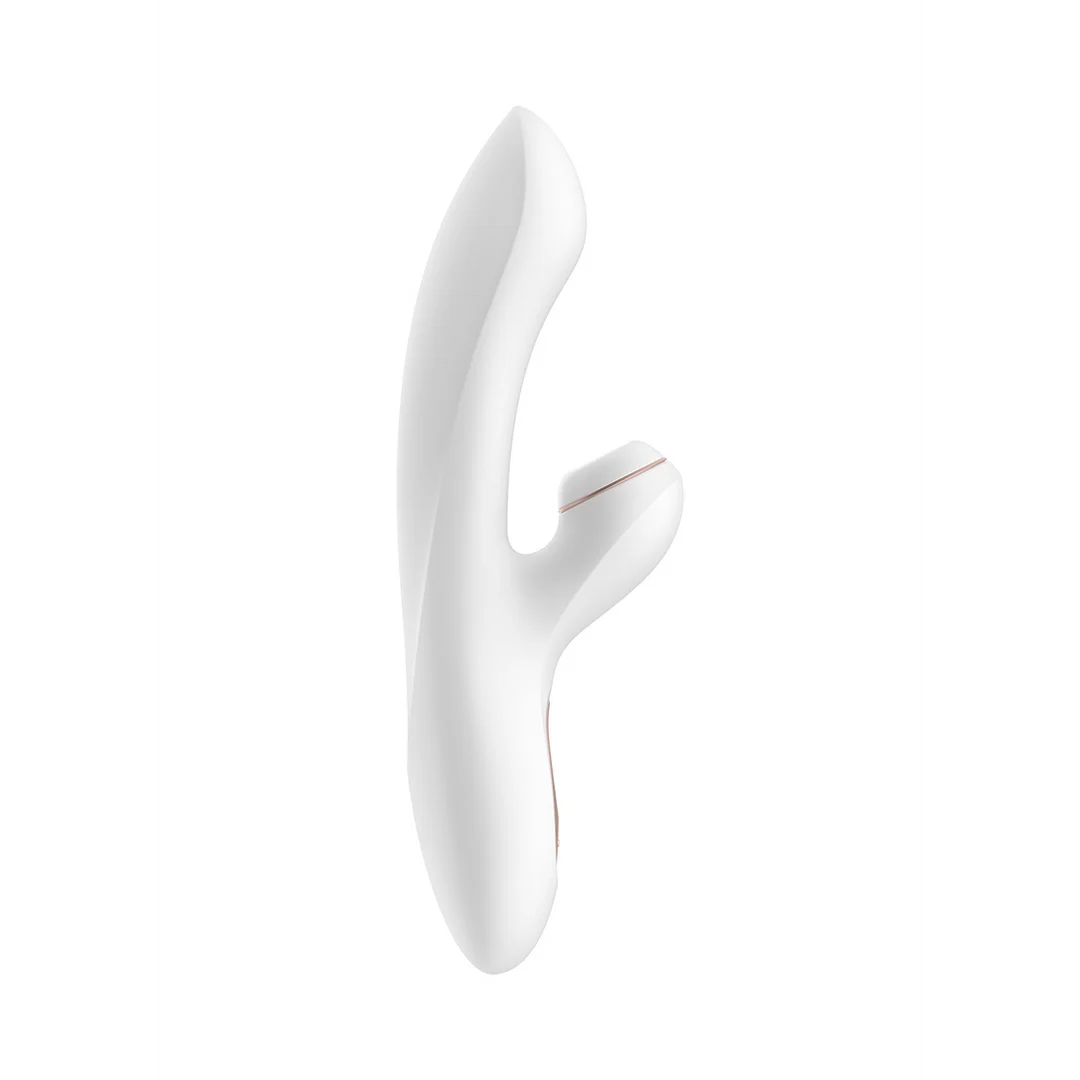 Vibromasseur point G Satisfyer avec 11 modes d’ondes de pression – Blanc et or rose – Image 4