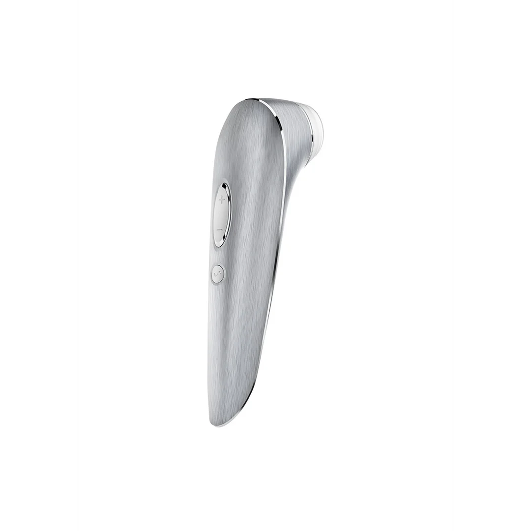 Stimulateur à pression d’air et vibromasseur Satisfyer High Fashion argenté – Image 3