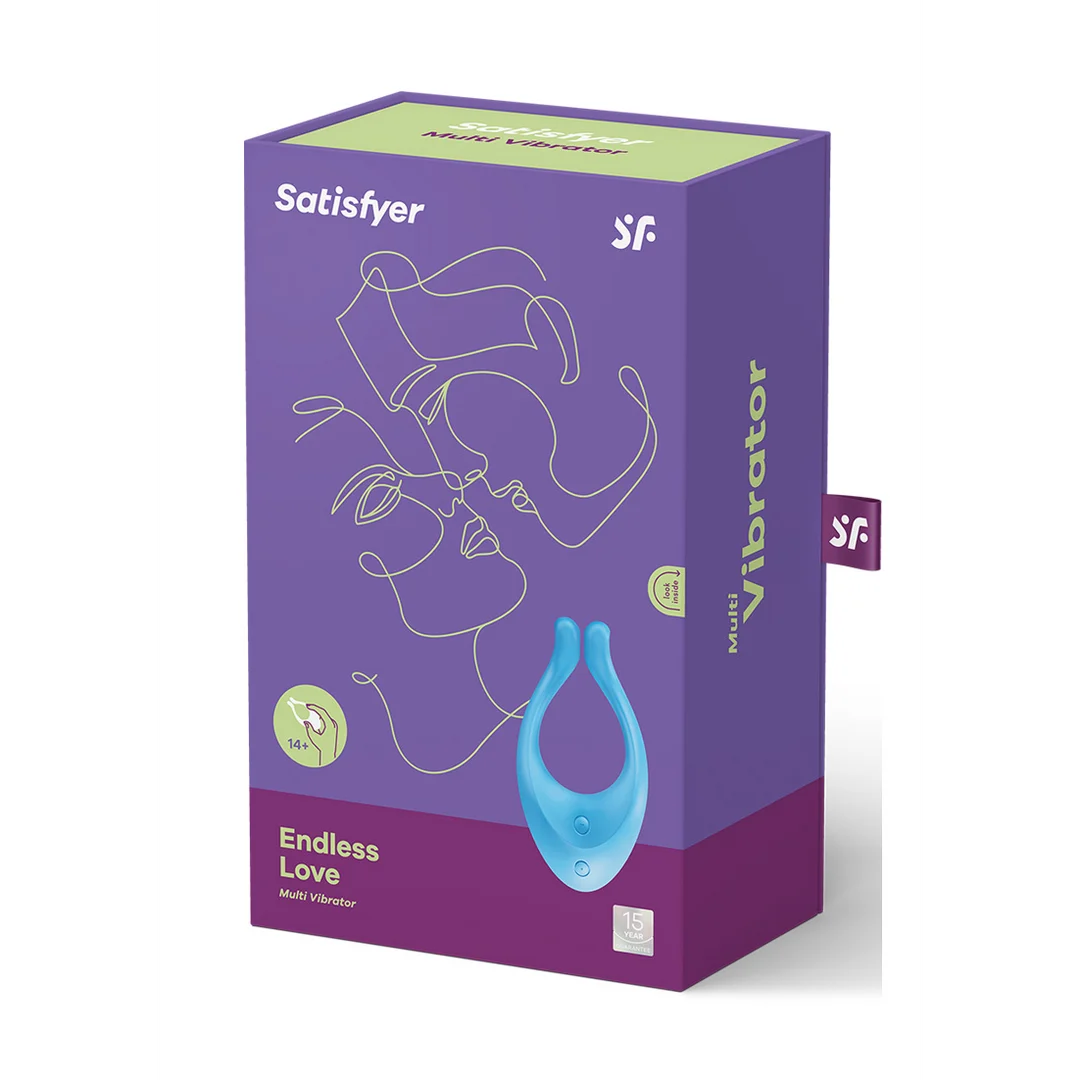 Vibromasseur duo avec différents modes – Endless Love Multi Vibrator - Violet - Testeur – Image 2