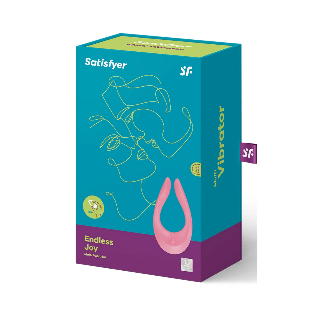 Vibrateur pour couples aux stimulations variées – Endless Joy Multi Vibrator – Rose clair – Testeur – Image 2