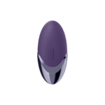 Satisfyer Lay on, vibromasseur en silicone ultra doux – Violet/Brass – Image 2