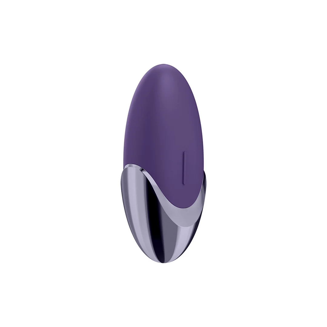 Satisfyer Lay on, vibromasseur en silicone ultra doux – Violet/Brass – Image 5