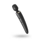 Vibromasseur baguette Satisfyer – massage intégral du corps – Satisfyer noir et or – Image 2