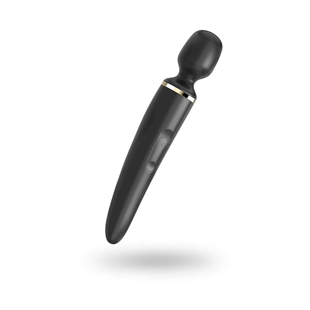 Vibromasseur baguette Satisfyer – massage intégral du corps – Satisfyer noir et or – Image 3