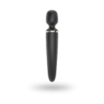Vibromasseur baguette Satisfyer – massage intégral du corps – Satisfyer noir et or – Image 4