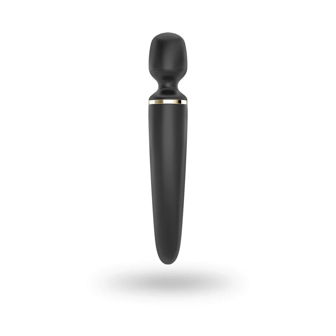 Vibromasseur baguette Satisfyer – massage intégral du corps – Satisfyer noir et or – Image 4