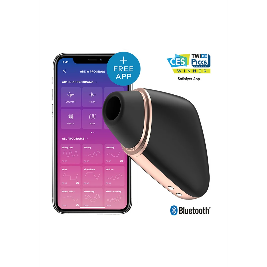 Stimulateur clitoridien Satisfyer à technologie de pulsations d’air – Love Triangle – Image 11