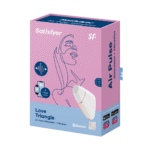 Stimulateur clitoridien Satisfyer à technologie de pulsations d’air – Love Triangle – Image 14