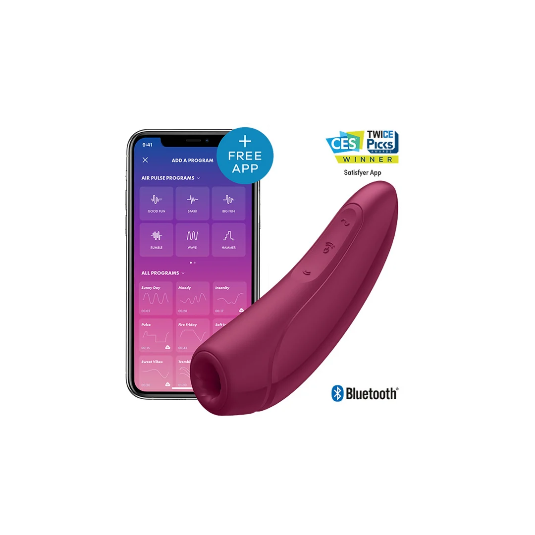 Vibromasseur clitoridien Satisfyer à stimulation par impulsions d’air – rose rouge – Image 5