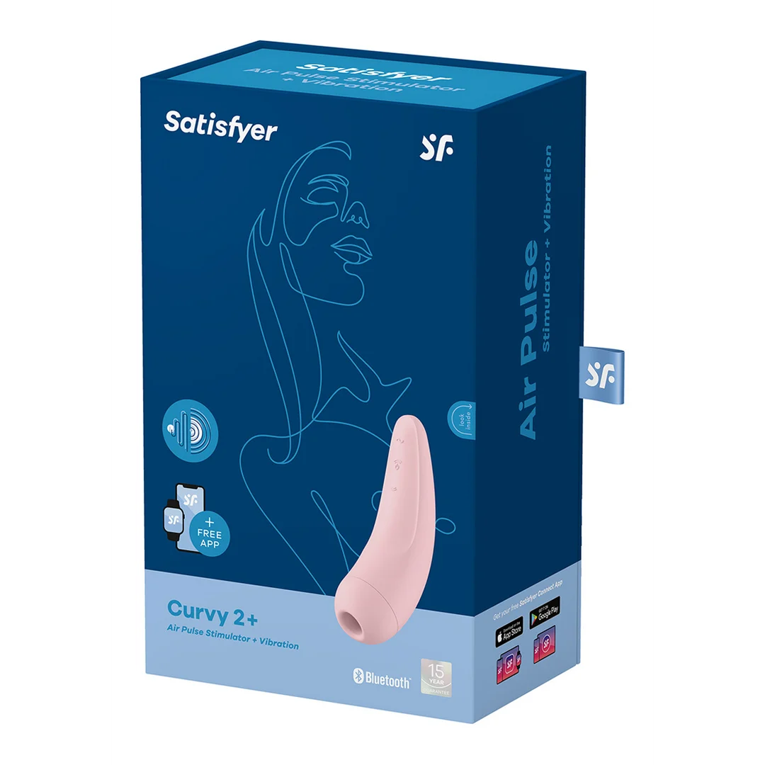 Satisfyer Stimulateur clitoridien à pulsations d’air – Curvy 2Plus – Image 1