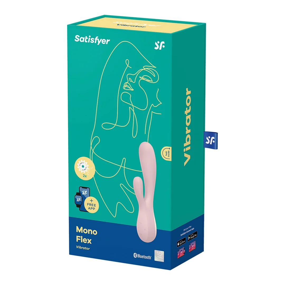 Vibromasseur rabbit Satisfyer – double stimulation avec commande par application – Satisfyer Mauve – Image 1