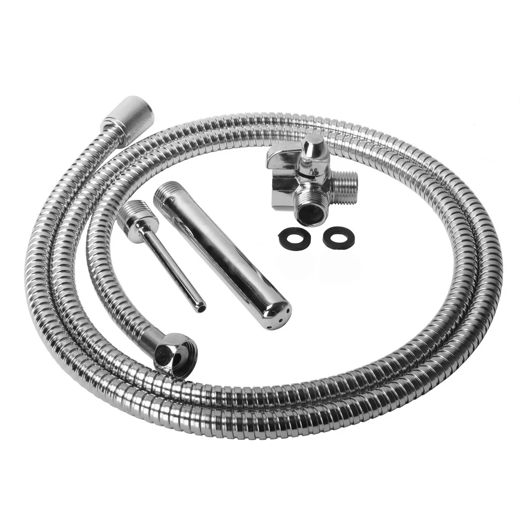 Douche anale – Ensemble de lavement en métal pour la douche – XR Brands – Image 2