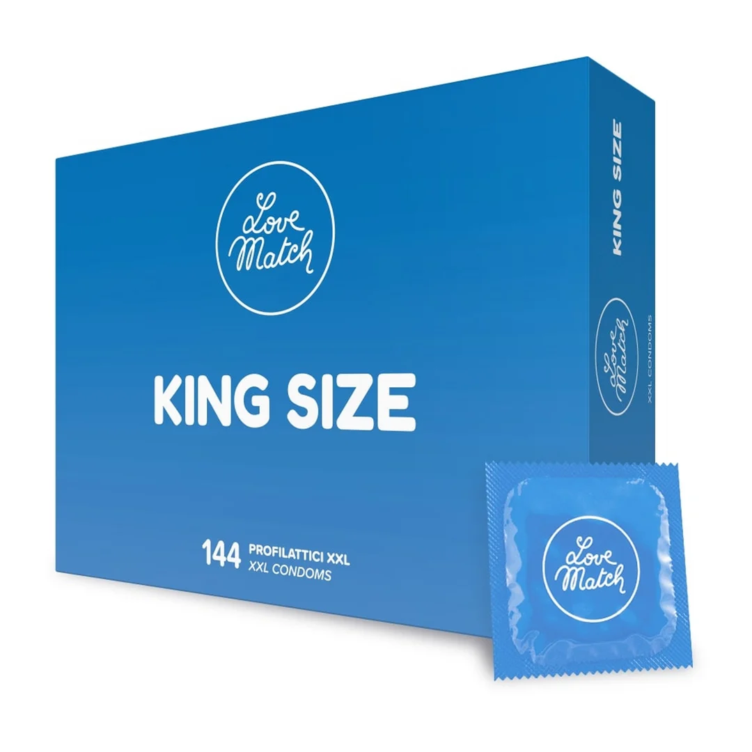 Préservatifs King Size – 144 pièces – Love Match – Image 2