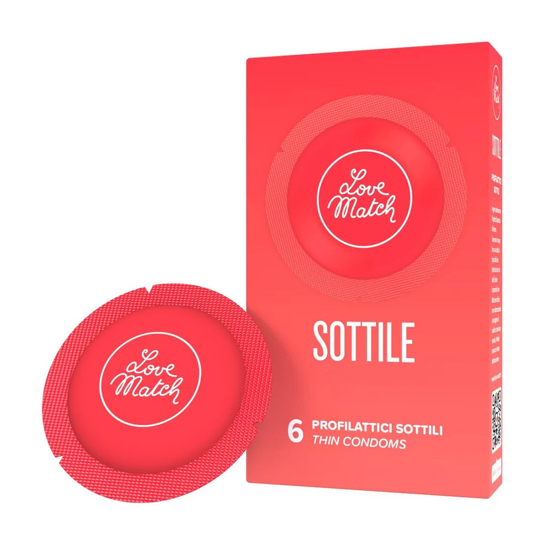 Préservatifs fins Love Match Sottile, 6 pièces – Image 2