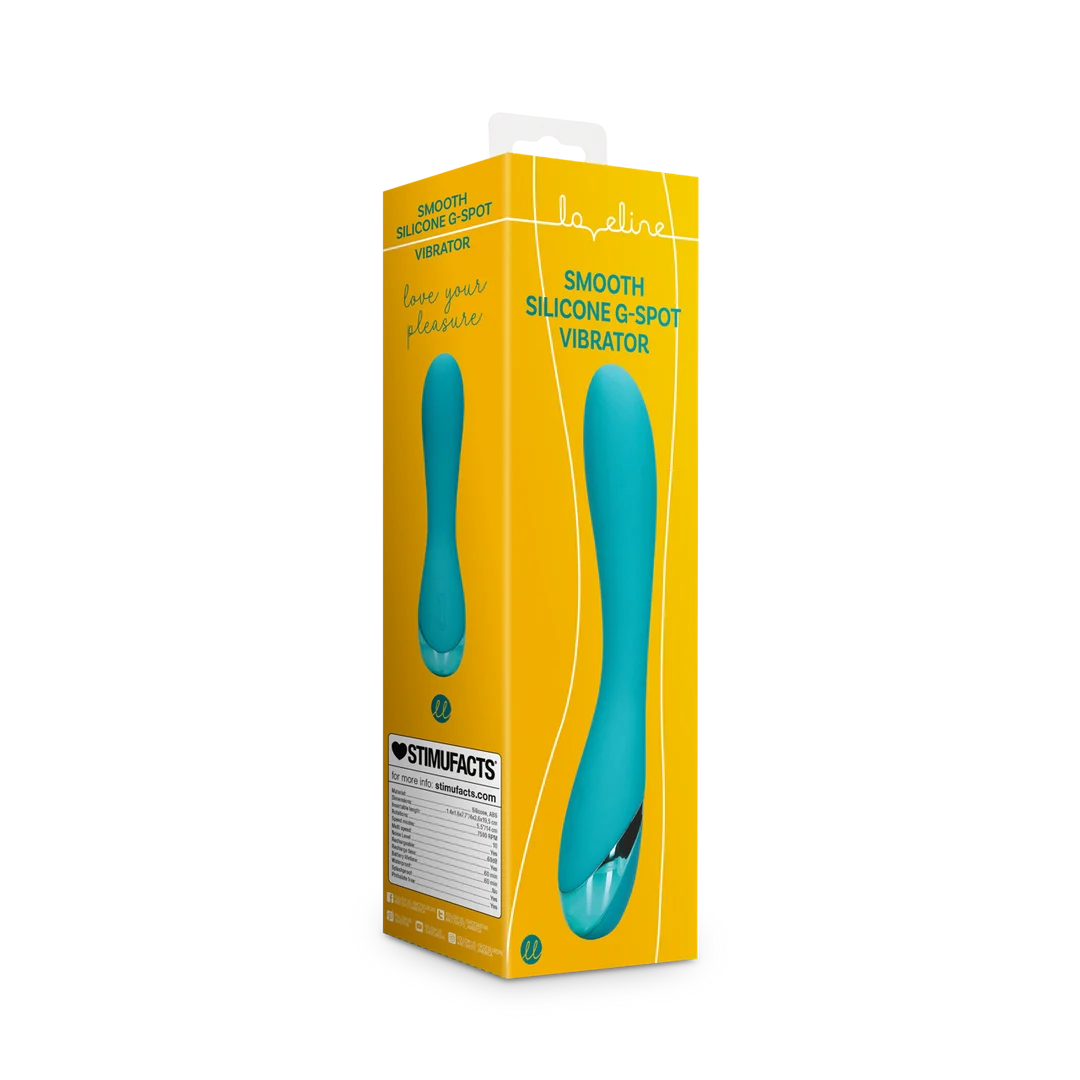 Vibromasseur Loveline en silicone lisse pour le point G – Image 1
