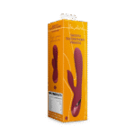 Vibromasseur lapin Loveline couleur cerise foncée