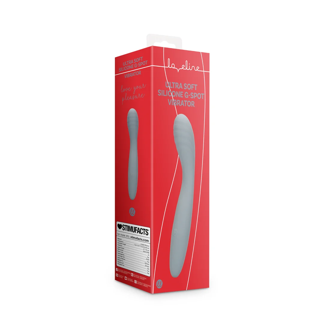 Loveline Ultra Soft Silicone, vibromasseur pour le point G – Image 1