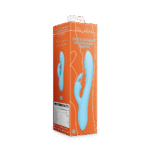 Vibromasseur lapin Loveline en silicone nervuré