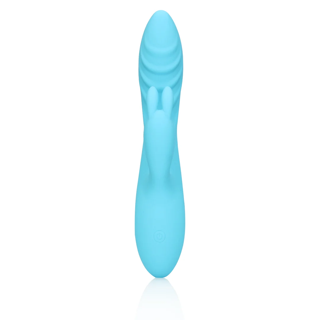 Vibromasseur lapin Loveline en silicone nervuré – Image 4