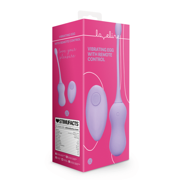 Œuf vibrant Loveline Violet Harmony avec télécommande