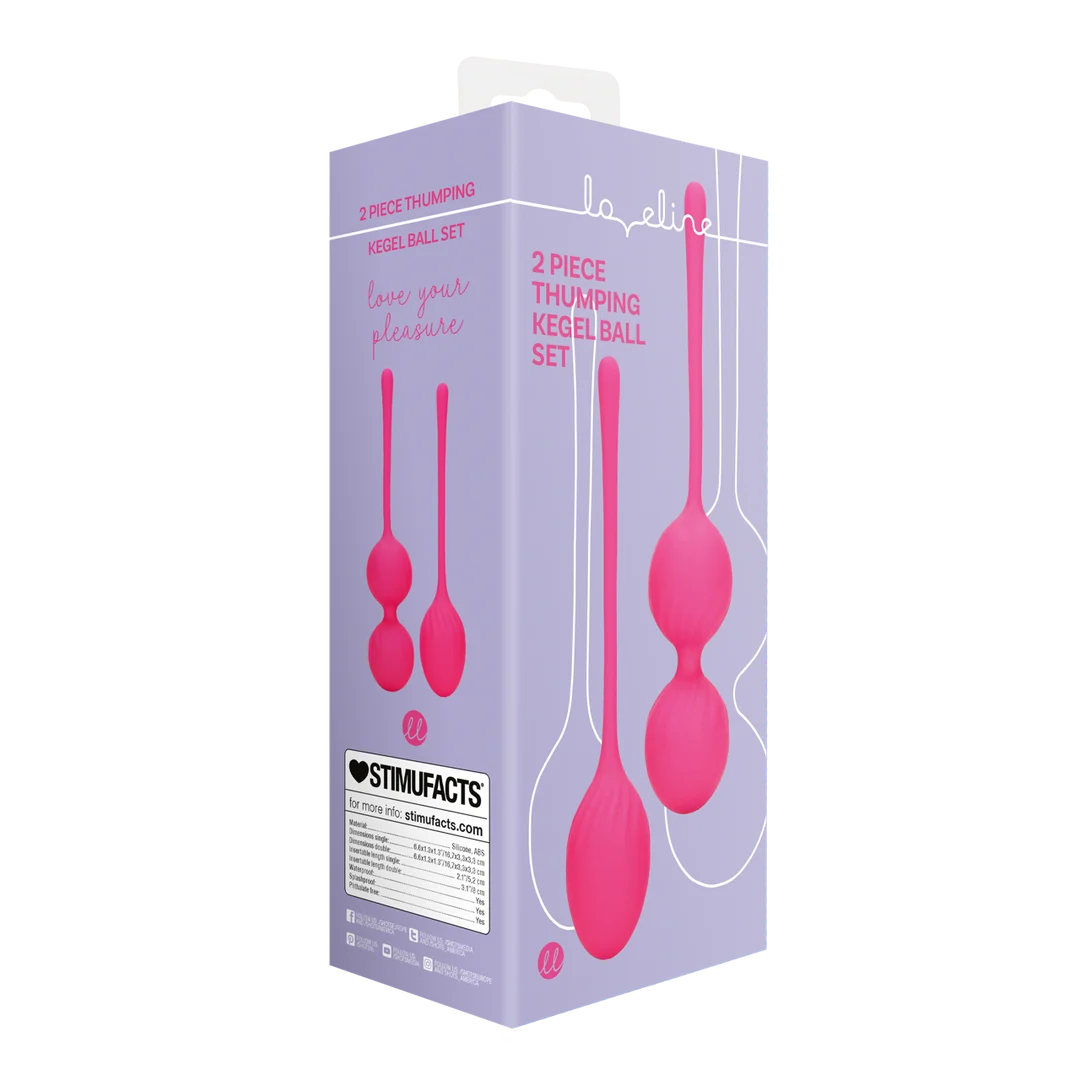 Loveline by Shots Thumping Kegel Ball Set Wilde Aardbei – Image 1
