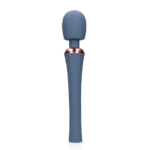 Vibromasseur wand avec poignée silencieuse pour un contrôle confortable, Blue Nova, Loveline by Shots – Image 10
