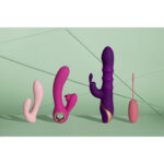 Vibromasseur rabbit – langue mobile et fonction chauffante – Loveline by Shots Exuberant Pink Loveline by Shots – Image 12