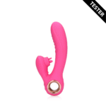 Vibromasseur rabbit – langue mobile et fonction chauffante – Loveline by Shots Exuberant Pink Loveline by Shots – Image 2
