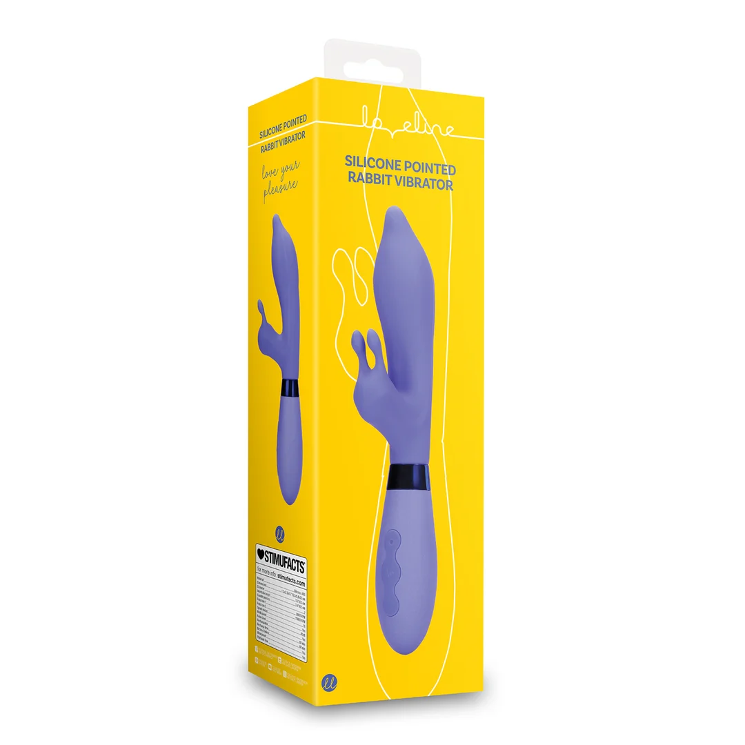 Vibromasseur rabbit pointu Loveline by Shots – Image 1