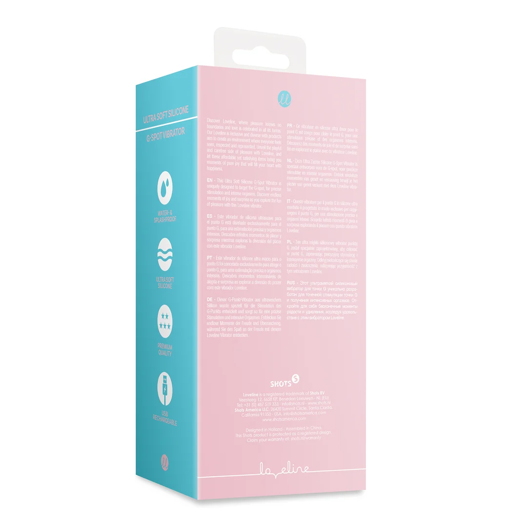 Loveline Ultra Soft Silicone, vibromasseur pour le point G – Image 2