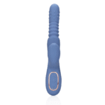 Vibromasseur rabbit à tige va et vient et perles rotatives, Loveline by Shots, bleu Loveline by Shots – Image 9