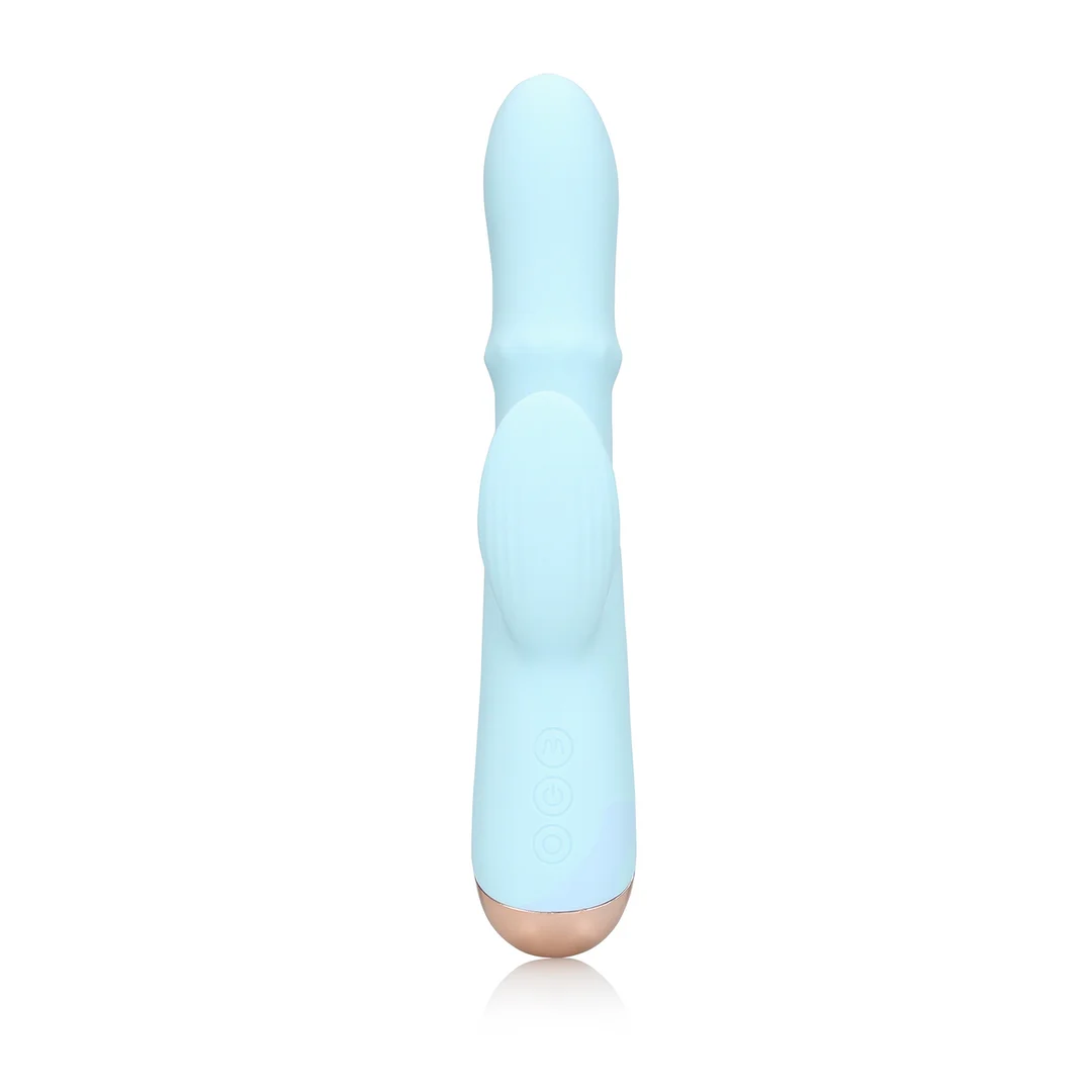 Vibromasseur anneau Loveline Pulse Wave Arctic Blue – Image 4