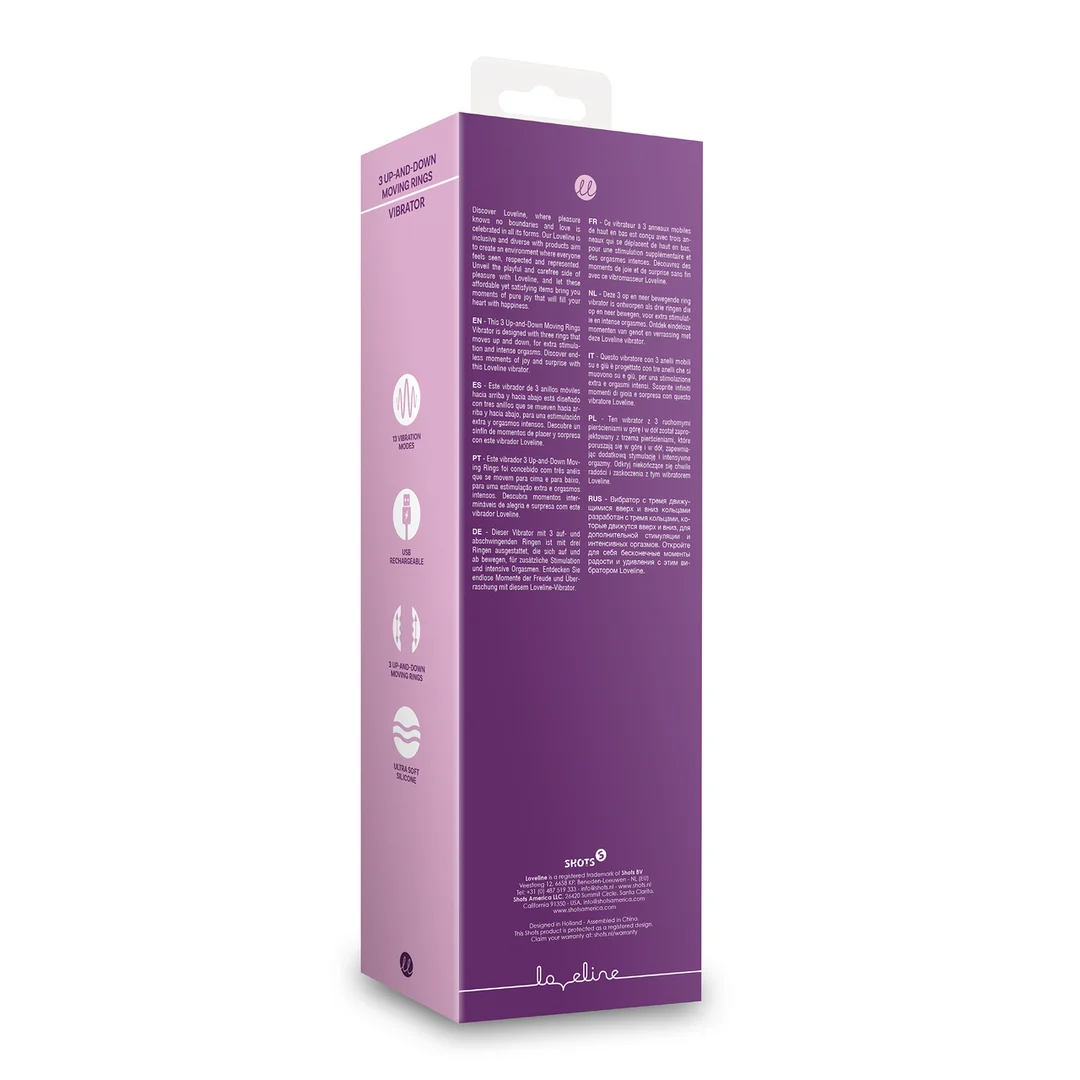 Vibromasseur avec plus de 10 modes – Testeuse (nom) Loveline by Shots – Image 8