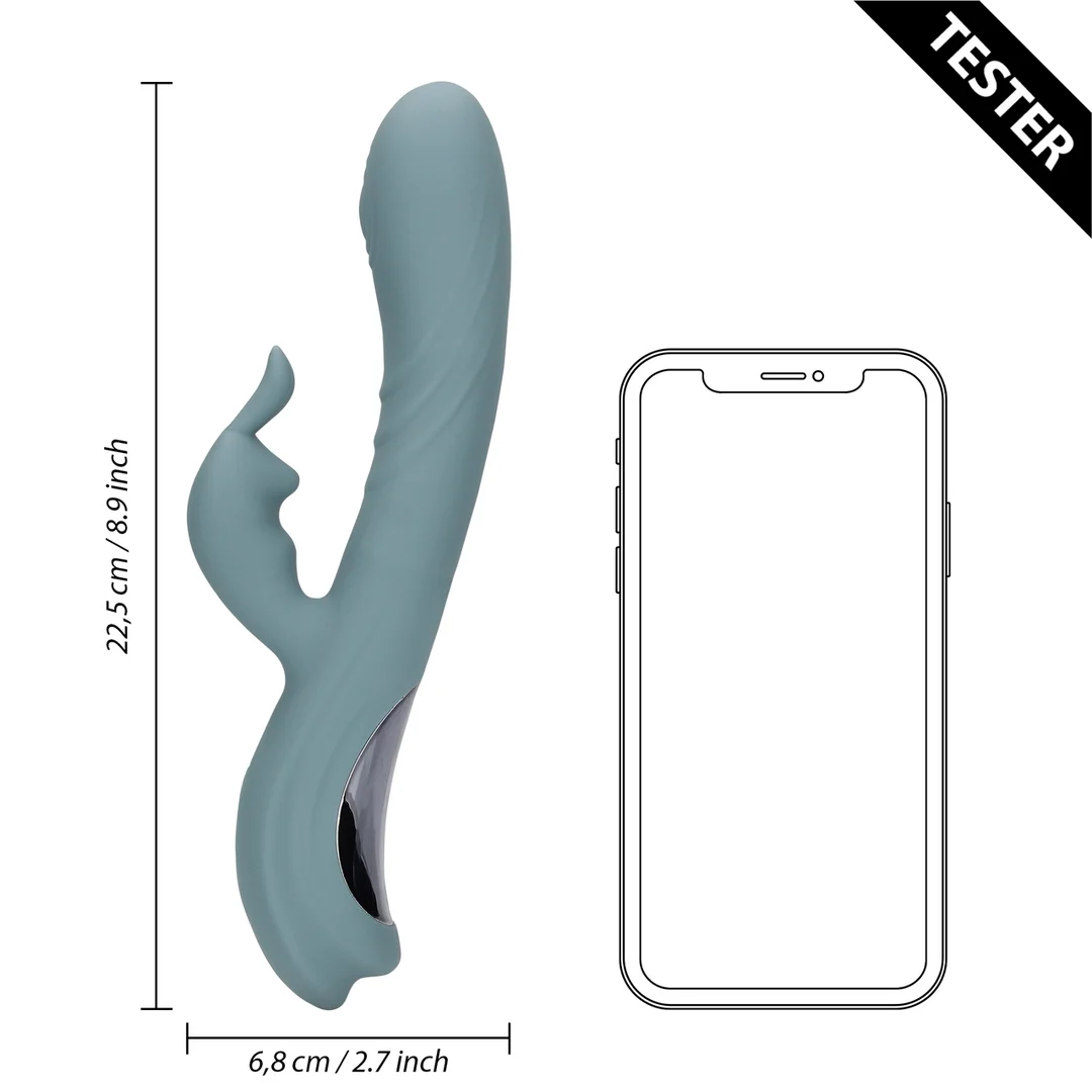 Vibromasseur duo avec fonction de mouvement des doigts – Testeur Loveline by Shots – Image 5