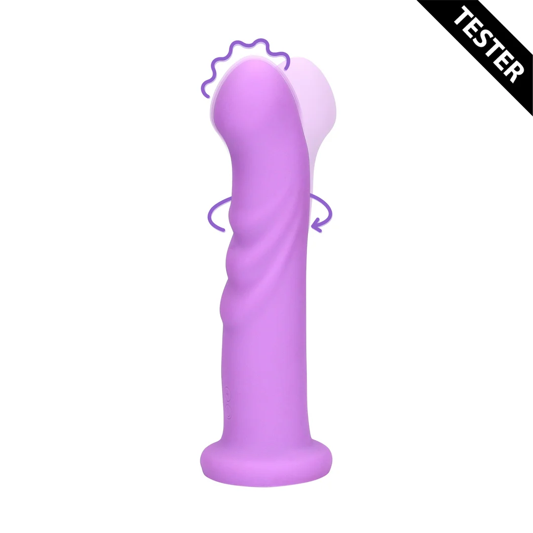Stimulateur du point G avec fonction rotative pour une stimulation ciblée – Loveline, lavande Loveline by Shots – Image 5