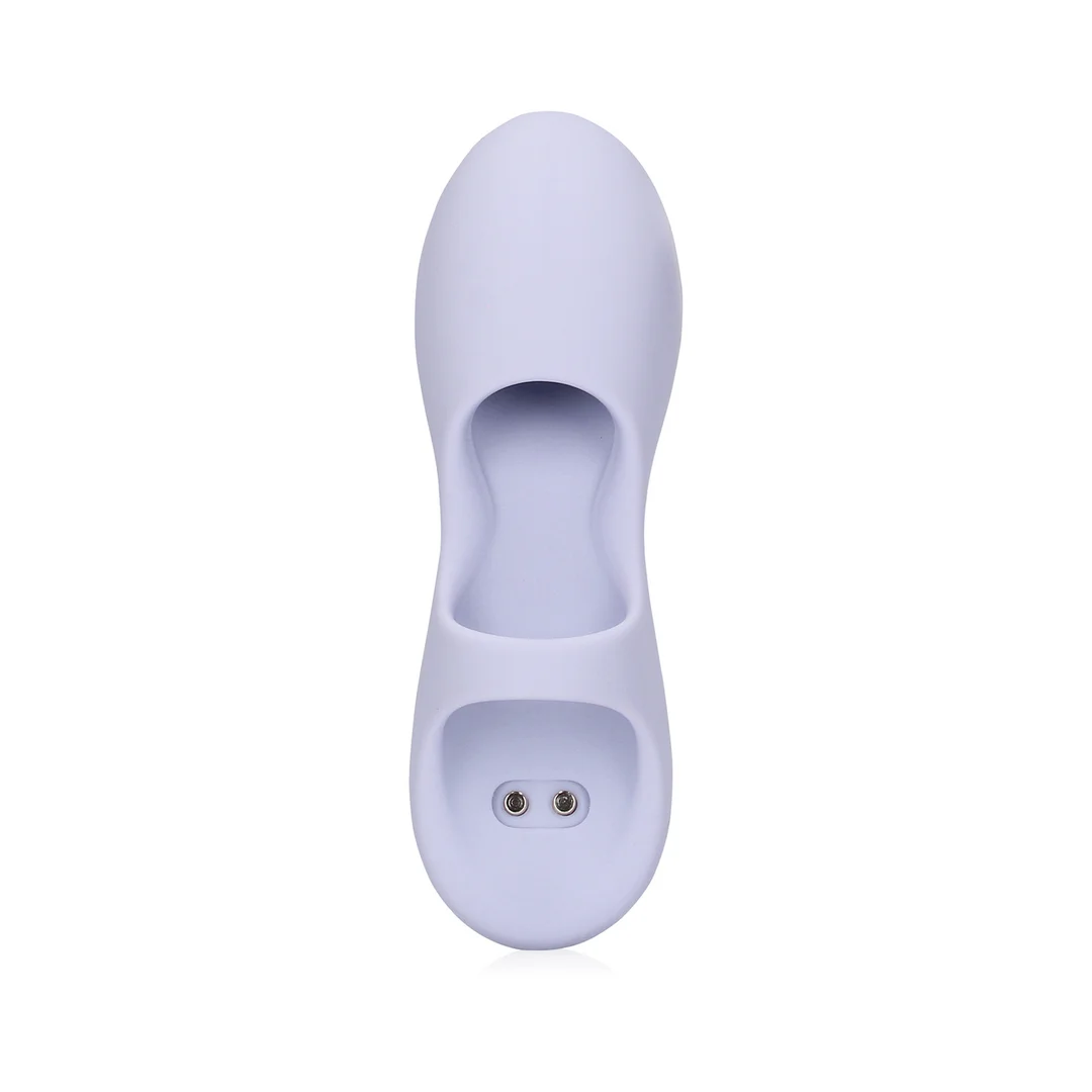 Vibromasseur pour doigt Loveline en silicone, couleur lavande – Image 5
