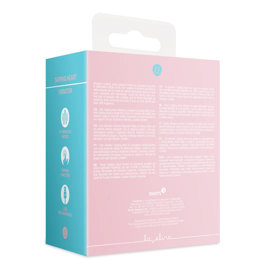 Vibromasseur clitoridien à tête tapotante – Tester Loveline by Shots – Image 6