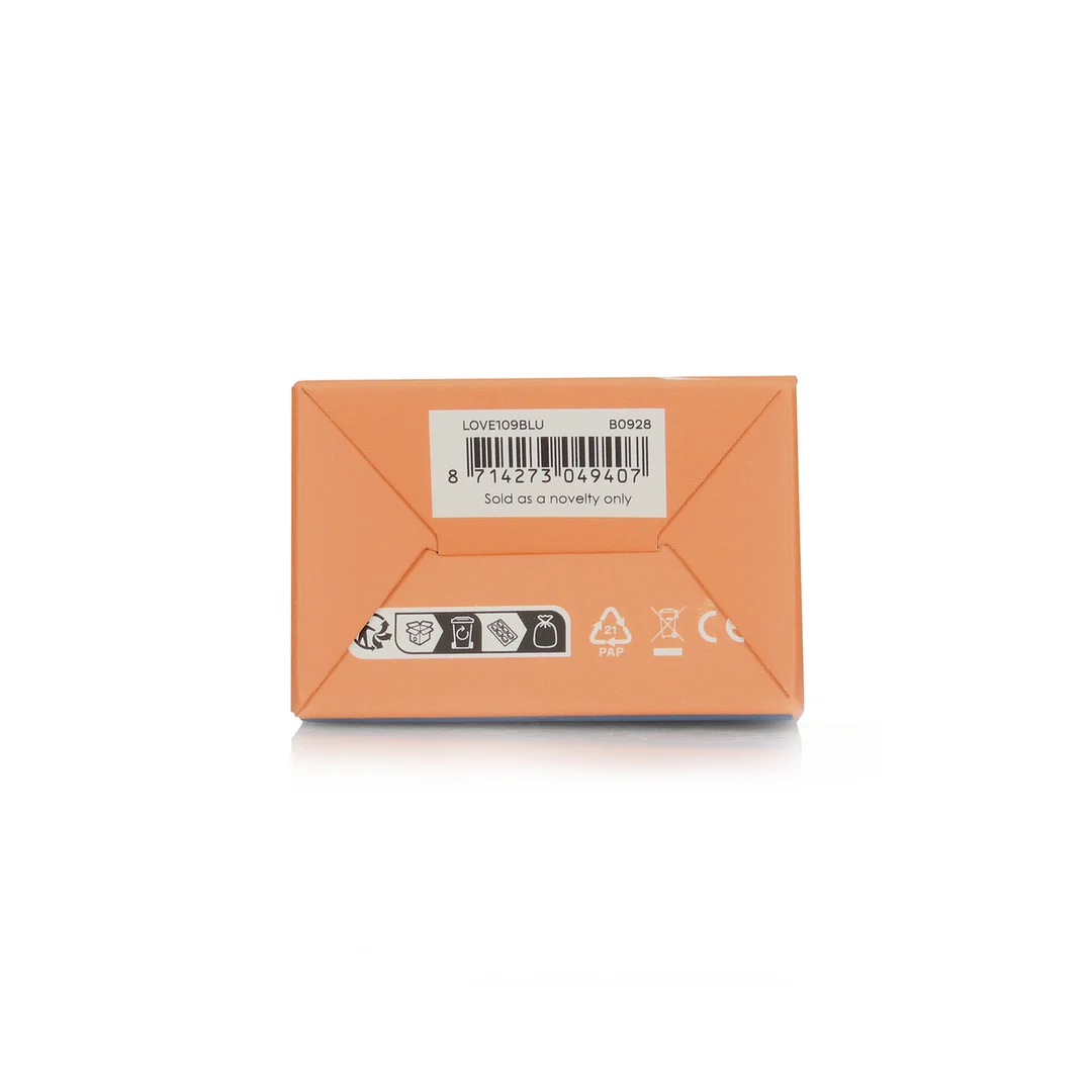 Vibromasseur de voyage Loveline Blue Horizon avec compartiment à lubrifiant – Image 3