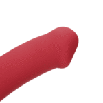 Grand dildo vibrant Loveline rouge framboise – Image 6