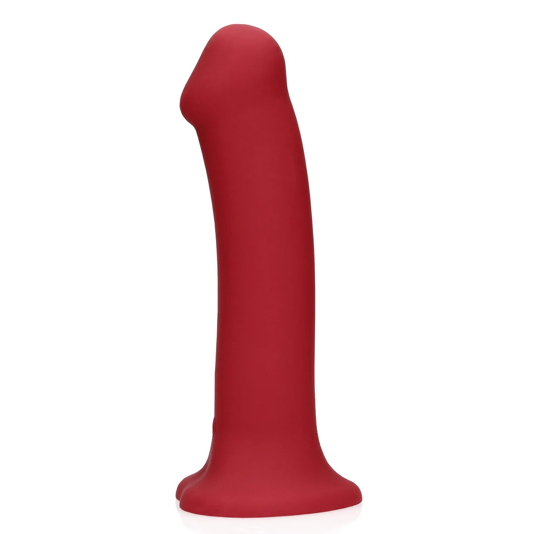 Grand dildo vibrant Loveline rouge framboise – Image 4