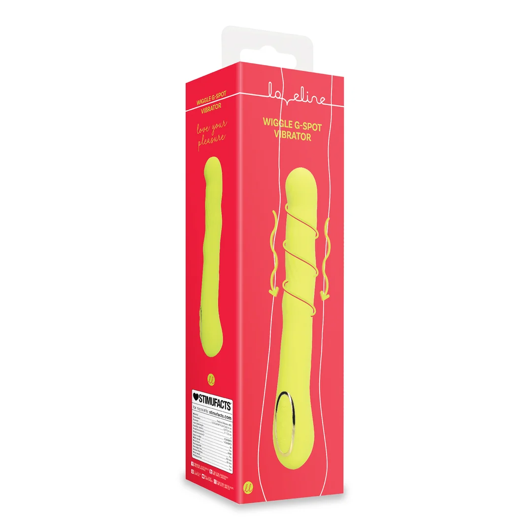vibromasseur pour point G – mouvements ondulants pour une stimulation ciblée – Lime Passion (Loveline by Shots) – Image 2