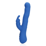 Vibromasseur rabbit à mouvements ondulants pour le clitoris et le point G – Loveline Jetset Bleu Loveline by Shots – Image 5