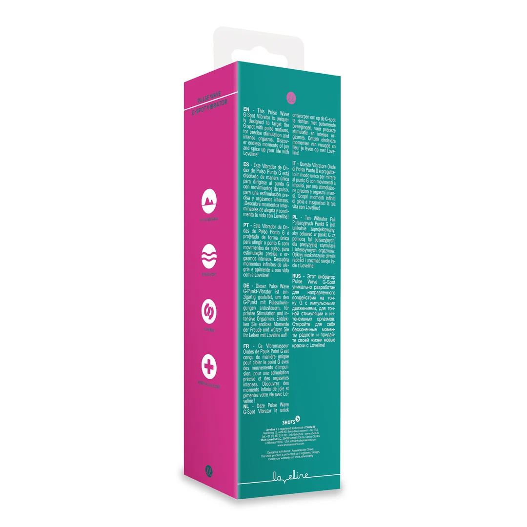 Vibromasseur pour le point G à 7 modes – Testeur Loveline by Shots – Image 3