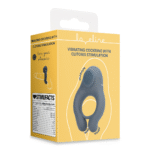Anneau pénien vibrant Loveline avec stimulation du clitoris