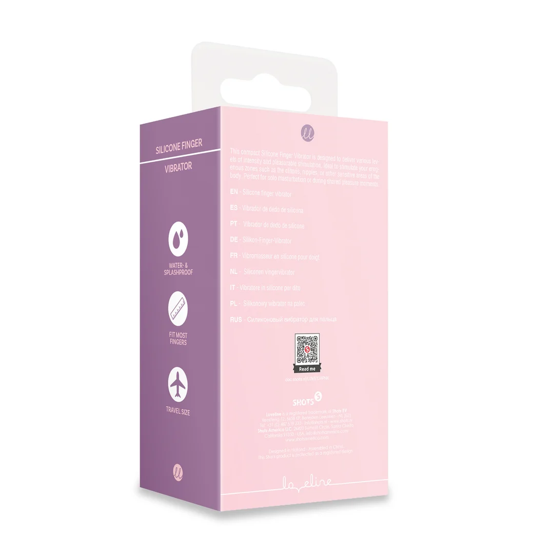 Vibrateur pour les doigts en silicone Loveline – Image 2