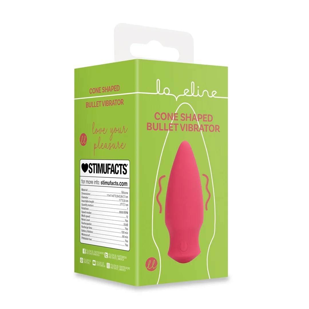 Vibromasseur bullet conique Loveline – Image 1