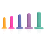Set de dilatateurs vaginaux en silicone Loveline by Shots, multicolore – Image 3