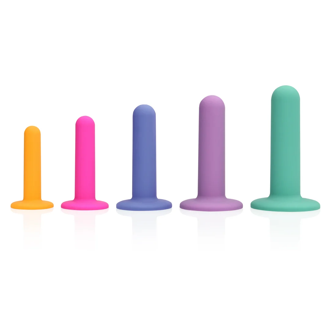 Set de dilatateurs vaginaux en silicone Loveline by Shots, multicolore – Image 3
