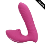 Vibromasseur point G à mouvements de poussée et de pulsation, Loveline by Shots, rose Loveline by Shots – Image 3